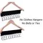 2 Pack Belt and Tie Organizer Hanger, 10 Belt Rack and 10 Tie Rack - Change Your Clothes Hanger to Belt Tie Organizer Hanger - Space Saver Closet Storage Holder for Scarves, Tank Tops, Bras, Jewelry 2 Pack Belt and Tie Organizer Hanger, 10 Belt Rack and 10 Tie Rack - Change Your Clothes Hanger to Belt Tie Organizer Hanger - Space Saver Closet Storage Holder for Scarves, Tank Tops, Bras, Jewelry