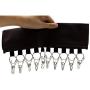 PWireless Hat Racks, Hat Organizer Closet Hanging Folding Magic Sticker Travel Portable Clothes Hanger Clip for Hat Underpants Sock