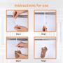 BAKVOS Clothes Pins Clothes Hangers Clothes Pegs White with Rope 12 Pack BAKVOS Clothes Pins Clothes Hangers Clothes Pegs White with Rope 12 Pack