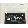 Theres No Place Like Home Wood Sign Door Hanger Wall Hanger