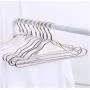 10pcs Random Color Children Adult Non-Slip Metal Shirt Trouser Hook Hangers Coat Hanger Clothes Accessories Rack