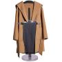 Mybesty Valet Suit Coat Stand Clothes Hanger Men Suit Rack Organizer Wood & Metal Home