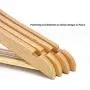 OOTORI Solid Wood Coat Hangers, Non-Slip Cloth Hangers with Notches & 360° Swivel Hook (16 Pack)