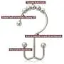 DadyMart Shower Curtain Hooks Rust Resistant Shower Curtain Rings Metal Double Glide Rollers Shower Hooks for Bathroom Shower Curtain Rods Curtains, Set of 12, Nickel DadyMart Shower Curtain Hooks Rust Resistant Shower Curtain Rings Metal Double Glide Rollers Shower Hooks for Bathroom Shower Curtain Rods Curtains, Set of 12, Nickel