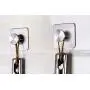 Sanibay Stainless Steel Adhesive Hooks Brushed Nickel Finish Bag Hat Clothes Hangers Towel Hooks Wall Stick Hooks for Bathroom Bedroom Kitchen (4 Pieces) Sanibay Stainless Steel Adhesive Hooks Brushed Nickel Finish Bag Hat Clothes Hangers Towel Hooks Wall Stick Hooks for Bathroom Bedroom Kitchen (4 Pieces)