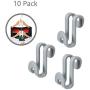 Alovexiong 10 Pack Mini Plastic Cascading Hanger Hooks Hanger Flocking Connector Hooks Cascading Hanger Hook Anti-Slip Connection Clothes Hanger Hook for Clothes Closet Organizer Space-Saving,Stack