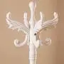 LLDDP Coat Hooks Hat Clothes Stand Coat Racks European Solid Wood Hat Stand Hanger Floor Standing Home Bedroom Hangers 10 Hooks Hall Tree Free Standing Garment Racks (Color : Brown)