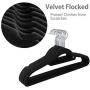 WeiJX Clothes Hangers Velvet Hangers Home Premium Heavy Duty Non Slip Suit Clothes Hanger Hook Swivel Ultra Thin Non-Slip Space Saving Design Excellent or Men and Women,Blue，10pcs