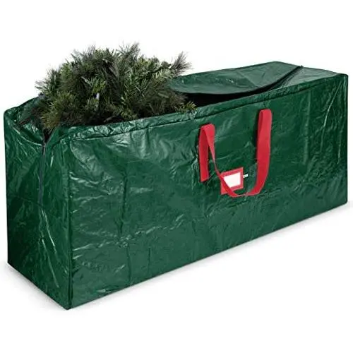 Large Christmas Tree Storage Bag - Fits Up to 9 ft Tall Holiday Artificial Disassembled Trees with Durable Reinforced Handles & Dual Zipper - Waterproof Material Protects from Dust, Moisture & Insect Large Christmas Tree Storage Bag - Fits Up to 9 ft Tall Holiday Artificial Disassembled Trees with Durable Reinforced Handles & Dual Zipper - Waterproof Material Protects from Dust, Moisture & Insect