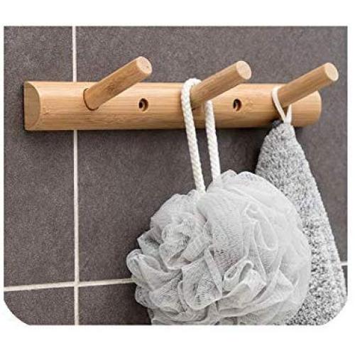 Natural Wood Wall Hook Wall Hanger Solid Wood Clothes Storage Rack Home Decor Hooks for Hanging Clothes Coat Decorative Hooks,1Pcs