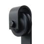SMARTSTANDARD Sliding Barn Door Hardware Hangers 2pcs (Black) (Arrow New Shape Hangers) SMARTSTANDARD Sliding Barn Door Hardware Hangers 2pcs (Black) (Arrow New Shape Hangers)