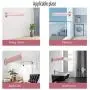 JTKDL Folding Wall Mounted Extendible Wall Mount Clothes Hanger Stainless Steel Clothes Hooks with Swing Arm Holder Closet Organizers (Color : B)
