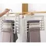 HJYPYJ Magic Hanger,Stainless Steel + Abs Magical Hangers,Double Row Rotate Trouser Hangers,Space-Saving Organizer Hangers,Suitable for Wardrobe Cloakroom Multi-Layer Storage/White / 54x36.8 HJYPYJ Magic Hanger,Stainless Steel + Abs Magical Hangers,Double Row Rotate Trouser Hangers,Space-Saving Organizer Hangers,Suitable for Wardrobe Cloakroom Multi-Layer Storage/White / 54x36.8