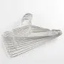 TOPBATHY 20pcs/Package Stainless Steel Clothes Hangers Metal Wire Hangers Portable Non-Slip Hangers for Jeans Scarf Tie Clothes TOPBATHY 20pcs/Package Stainless Steel Clothes Hangers Metal Wire Hangers Portable Non-Slip Hangers for Jeans Scarf Tie Clothes