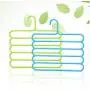 10pcs Random Color 5 Layers Pants Clothes Hangers Non-Slip Multifunctional Clothes Hangers Multilayer Tie Scarfs Magic Hanger Home Organizer 10pcs Random Color 5 Layers Pants Clothes Hangers Non-Slip Multifunctional Clothes Hangers Multilayer Tie Scarfs Magic Hanger Home Organizer