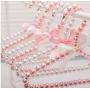 10pcs Random Color 20cm Children Pearl Hanger Fashion Dog Hangers for Clothes Pegs Baby Pearl Plastic Pet Hangers