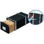 Bankers Boxes 00512 STAXONSTEEL Storage Boxes Drawer, Legal, Steel Frame, Black (Case of 6)