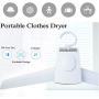 DAYUANDIAN Portable Foldable Clothing Drying Hanger - Clothes Dryer Foldable Clothes Hanger Rack with Built-in Electric Dryer for Travel Daily Life