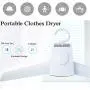 DAYUANDIAN Portable Foldable Clothing Drying Hanger - Clothes Dryer Foldable Clothes Hanger Rack with Built-in Electric Dryer for Travel Daily Life