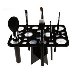 28 Hole Makeup Brushes Holders Dry Brushes Folding Drying Rack Hanging Hanger