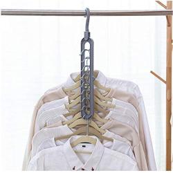 10pcs Random Color Multi-Port Support Circle Clothes Hanger, Clothes Drying Rack Multifunction Plastic Scarf Clothes Hangers Hangers Storage Racks