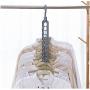 10pcs Random Color Multi-Port Support Circle Clothes Hanger, Clothes Drying Rack Multifunction Plastic Scarf Clothes Hangers Hangers Storage Racks