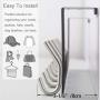 WEBI Over The Door Hook Door Hanger:Over The Door Towel Rack with 6 Hooks for Hanging Coats,Door Towel Hanger Door Coat Hanger Over Door Coat Rack for Towels,Clothes,Back of Bathroom,Silver