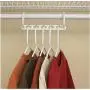 Clothes Coat Hanger Organizer Multi-Port Support Baby Clothes Drying Racks Plastic Scarf Storage Rack Hangers for Clothes 10pcs