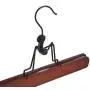 Set of 5 Wood Coat Clothes Hangers Non Slip Trouser Bar Wooden Suit Hanger Rack Skirt and Trouser Hangers Set of 5 Wood Coat Clothes Hangers Non Slip Trouser Bar Wooden Suit Hanger Rack Skirt and Trouser Hangers