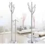 RHHWJJXB Stainless Steel Coat Rack Floor Creative Crystal Hangers Bedroom Clothes Rack Single and Double Pole (Size : B)