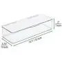 mDesign Wide Plastic Stackable Home, Office Supplies Storage Organizer Boxes with Attached Hinged Lid - Holder Bin for Note Pads, Gel Pens, Staples, Dry Erase Markers, Tape - 3" High, 8 Pack - Clear mDesign Wide Plastic Stackable Home, Office Supplies Storage Organizer Boxes with Attached Hinged Lid - Holder Bin for Note Pads, Gel Pens, Staples, Dry Erase Markers, Tape - 3" High, 8 Pack - Clear