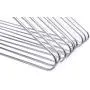 Quality Hangers Silver Aluminum Metal Coat Hangers Heavy Duty Suit Hangers 10 Pack (Adult Size Coat Hanger) Quality Hangers Silver Aluminum Metal Coat Hangers Heavy Duty Suit Hangers 10 Pack (Adult Size Coat Hanger)