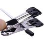 10PCS Stainless Steel Trousers Rack Clip Anti-Slip Clothespin Pants Clamp Clothes Hanger 10PCS Stainless Steel Trousers Rack Clip Anti-Slip Clothespin Pants Clamp Clothes Hanger