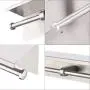KES Dual Toilet Paper Holder RUSTPROOF Stainless Steel Bathroom Double Tissue Paper Towel Roll Holder Hanger Wall Mount Brushed Finish, BPH201S2-2