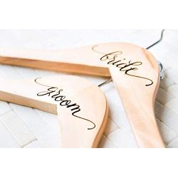 Personalized, Engraved Wedding Dress Hanger by Left Coast Original