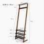 WYQSZ Japanese Clothes Rack Bamboo, Floor Living Room Bedroom Clothes Rack Wooden, Simple Hanger Porch Door Shelf Bamboo (Color : B)
