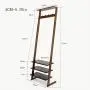 WYQSZ Japanese Clothes Rack Bamboo, Floor Living Room Bedroom Clothes Rack Wooden, Simple Hanger Porch Door Shelf Bamboo (Color : B) WYQSZ Japanese Clothes Rack Bamboo, Floor Living Room Bedroom Clothes Rack Wooden, Simple Hanger Porch Door Shelf Bamboo (Color : B)
