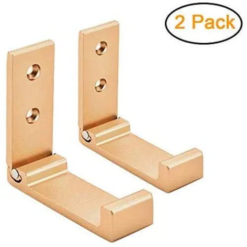 Coat Rack Wall Mounted, Foldable Towel Wall Hanger Hooks Retractable Hook Folding Wall Rack Hook Holder for Clothes - Utility Hooks - Space Aluminum - 2 Pack (Gold) Coat Rack Wall Mounted, Foldable Towel Wall Hanger Hooks Retractable Hook Folding Wall Rack Hook Holder for Clothes - Utility Hooks - Space Aluminum - 2 Pack (Gold)