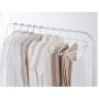 10pcs Random Color 38cm Adult Plastic Hangers for Clothes Non-Slip Hanger