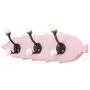 Indianshelf Handmade 2 Artistic Vintage Pink Wooden Double Loop Clothes Hooks Hangers/Wall Hooks for Kids Indianshelf Handmade 2 Artistic Vintage Pink Wooden Double Loop Clothes Hooks Hangers/Wall Hooks for Kids
