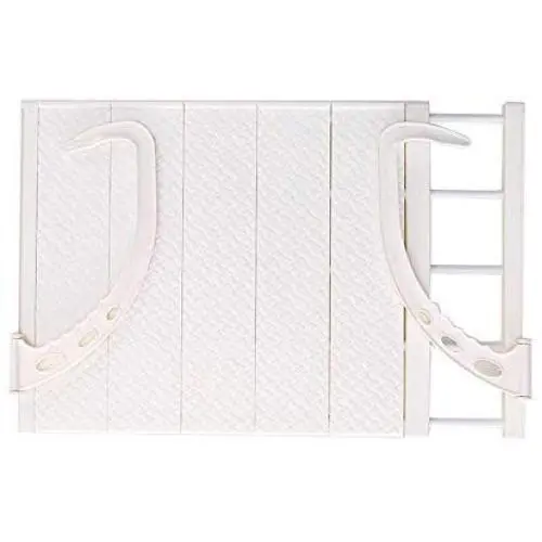 DedSecQAQ Portable Balcony Folding Hanging Clothes Hanger,Multifunction Adjustable Clothes Rack Indoor Outdoor Laundry Dryer White DedSecQAQ Portable Balcony Folding Hanging Clothes Hanger,Multifunction Adjustable Clothes Rack Indoor Outdoor Laundry Dryer White