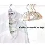 Senfhome Plastic Clothes Hanger, Extra Thick Plastic Wide Shoulder Adult 360 Degrees Rotate Slip Resistant Standard Clothing Hanger Ideal for Everyday Use(20 Pack 4 Color)