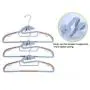24PC Creative Mini Clothes Hanger Easy Hook Closet Organizer Storage Rack Holder Hook Antislip Clothes Hanger Decoration