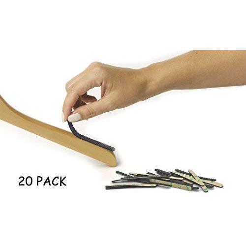 NOPPOR 3 Non-slip Hanger Strips Self Adhesive Anti Slip Grip Hanging Clothes Gripper