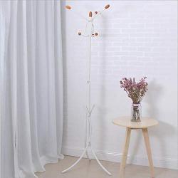 GONGMICF Coat Rack Hat Stand Free Standing Display Hall Tree Metal Hat Hanger Garment Storage Holder with 11 Hooks for Clothes Hats and Scarves in Grey,18.18 Dx70.5 H