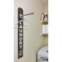 Industrial Pipe Laundry Room Sign Doubles As Clothes Hanger or Drying Rack, 6 inches x 35 inches