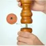 Solid Wood Simple Modern Coat Rack Clothes Rail Corner Coat Hanger Hangers Landing Bedroom Bag Rack (Color : Wood Color)