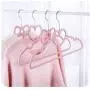 10pcs Pink Bow Clothes Hanger Plastic Non-Slip Outdoor Clothes Drying Storage Rack Cute Love Wedding Hanger 10pcs Pink Bow Clothes Hanger Plastic Non-Slip Outdoor Clothes Drying Storage Rack Cute Love Wedding Hanger