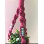 Macrame mini car rear view mirror plant hanger, car charm