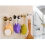 MOODSC Diamond Robe Hooks Wall Hook Antique Brass Style Single Clothes Hanger Towel Hooks Bathroom Accessories,Gold